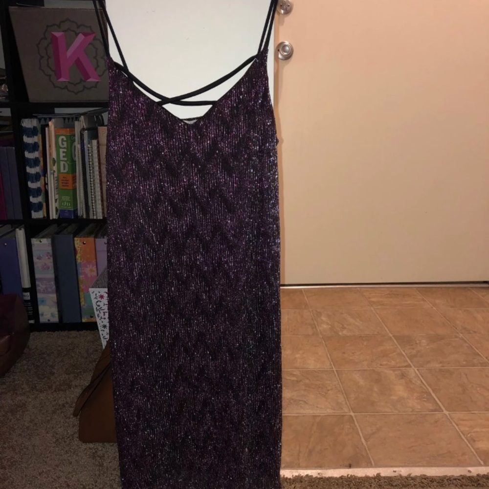 Purple dress